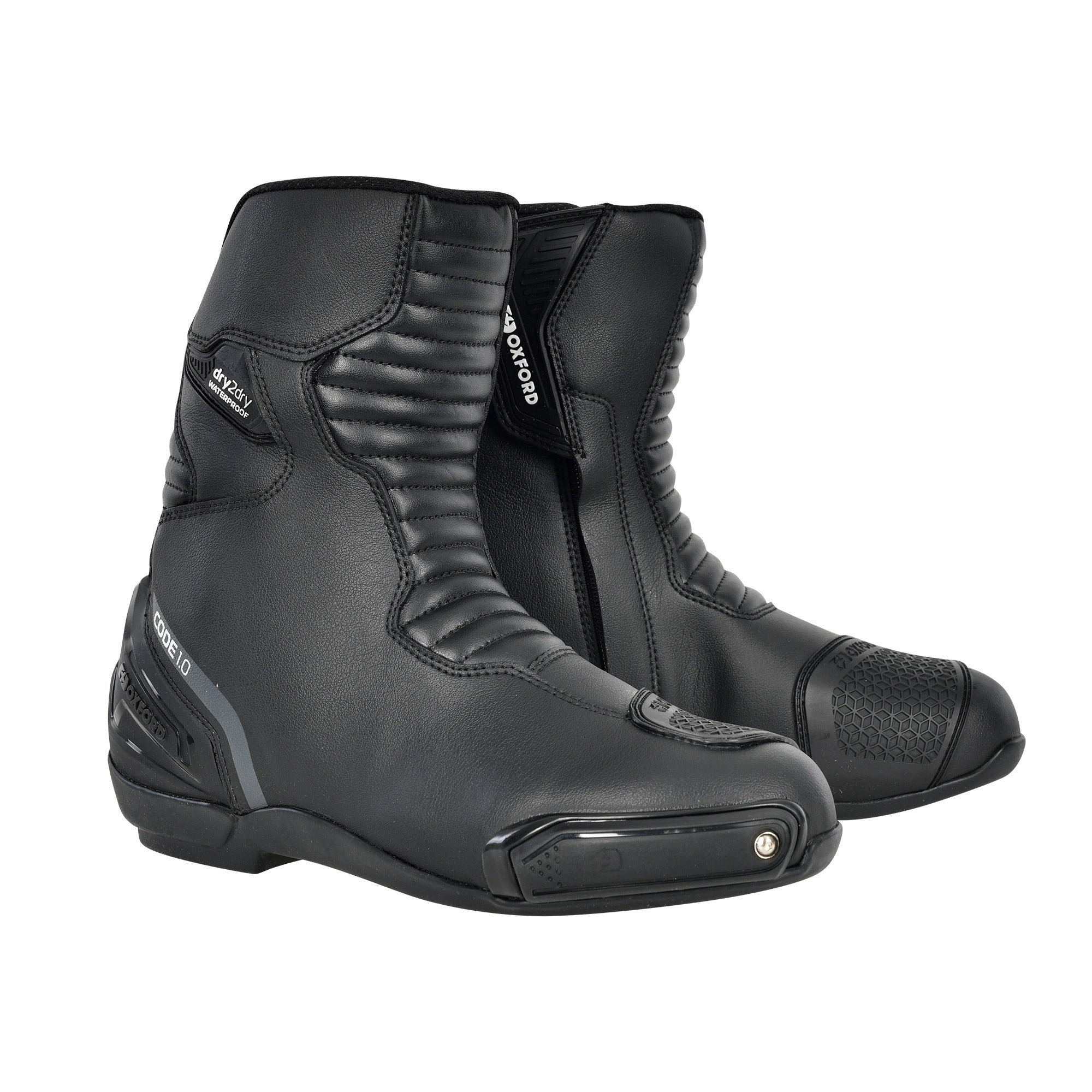 Oxford Code 1.0 Mid D2D Mens Boot Stealth - Black