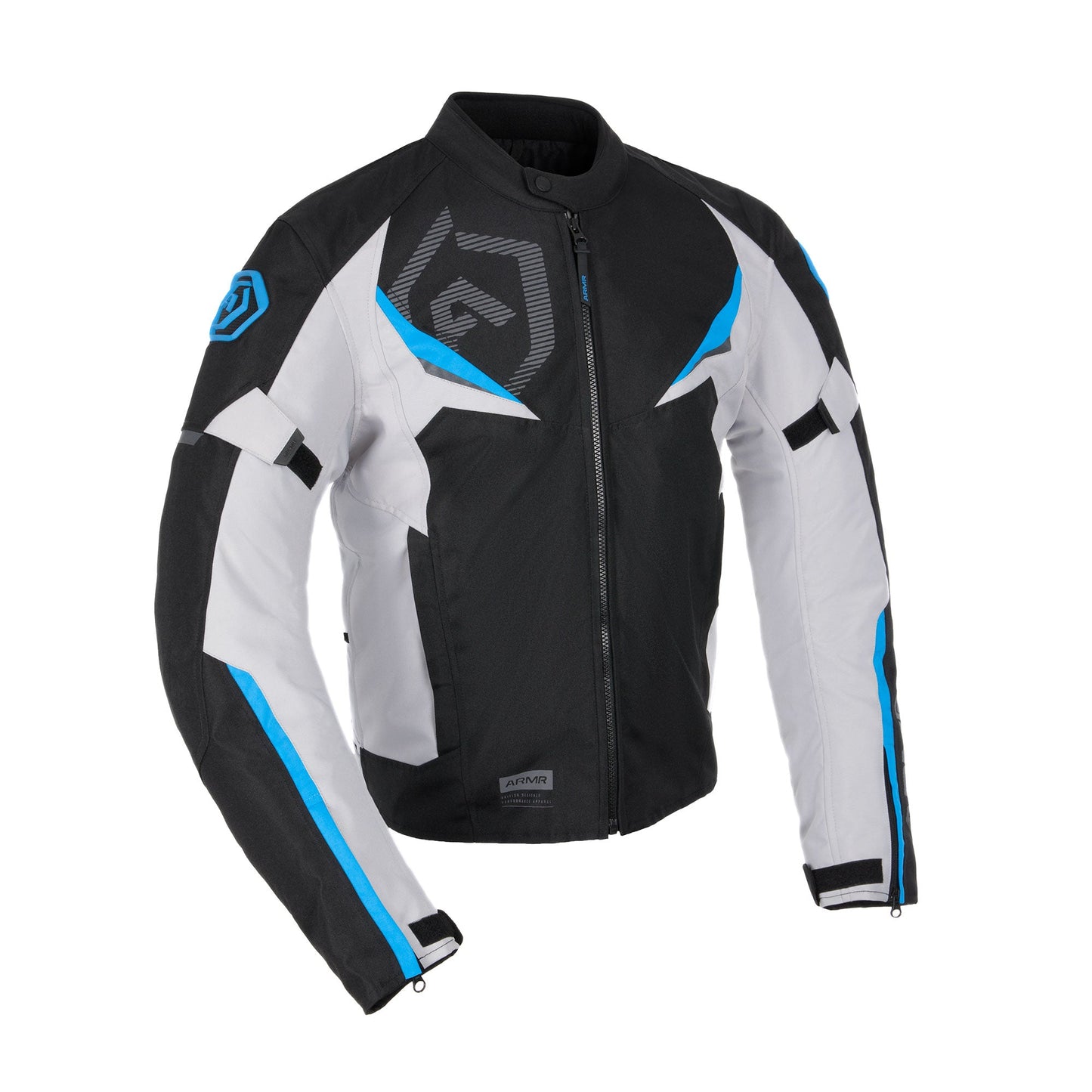 ARMR Eyoshi 3.0 Waterproof Mens Jacket - Black / Light Grey / Blue
