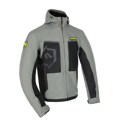 ARMR Suko 1.0 Waterproof Mens Jacket - Green / Flo Yellow