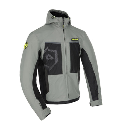 ARMR Suko 1.0 Waterproof Mens Jacket - Green / Flo Yellow