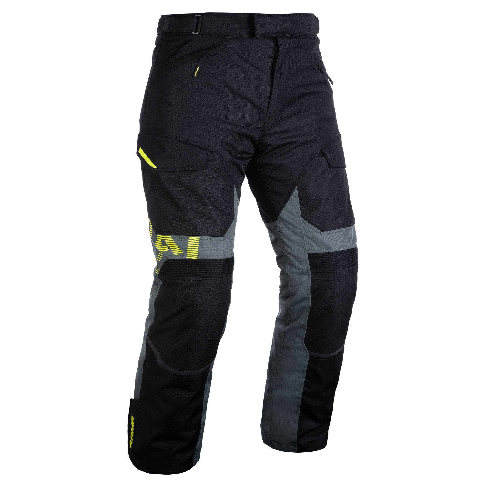 ARMR Kumaji 3.0 Waterproof Mens Pants - Black / Green / Fluo Yellow R