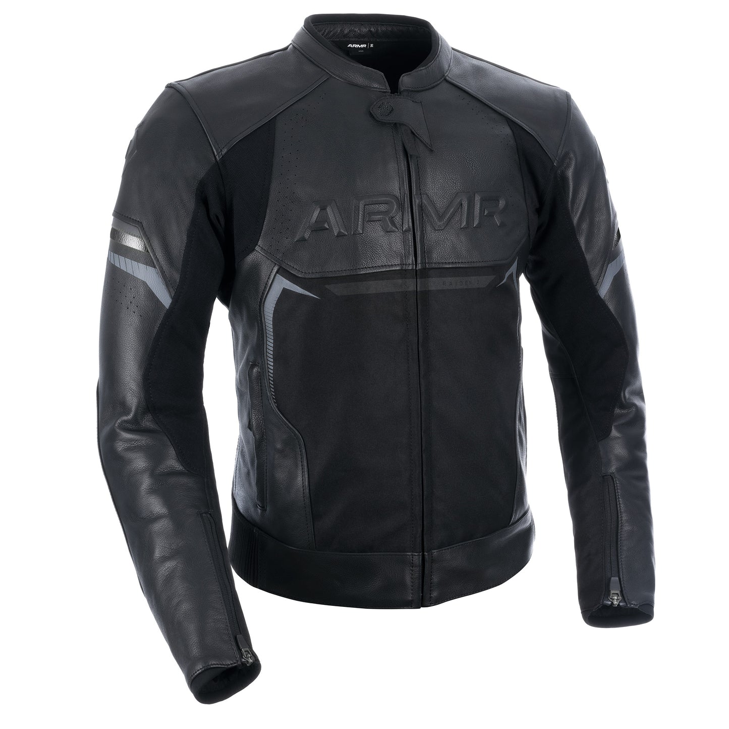 ARMR Raiden 3.0 Mens Leather Jacket - Black
