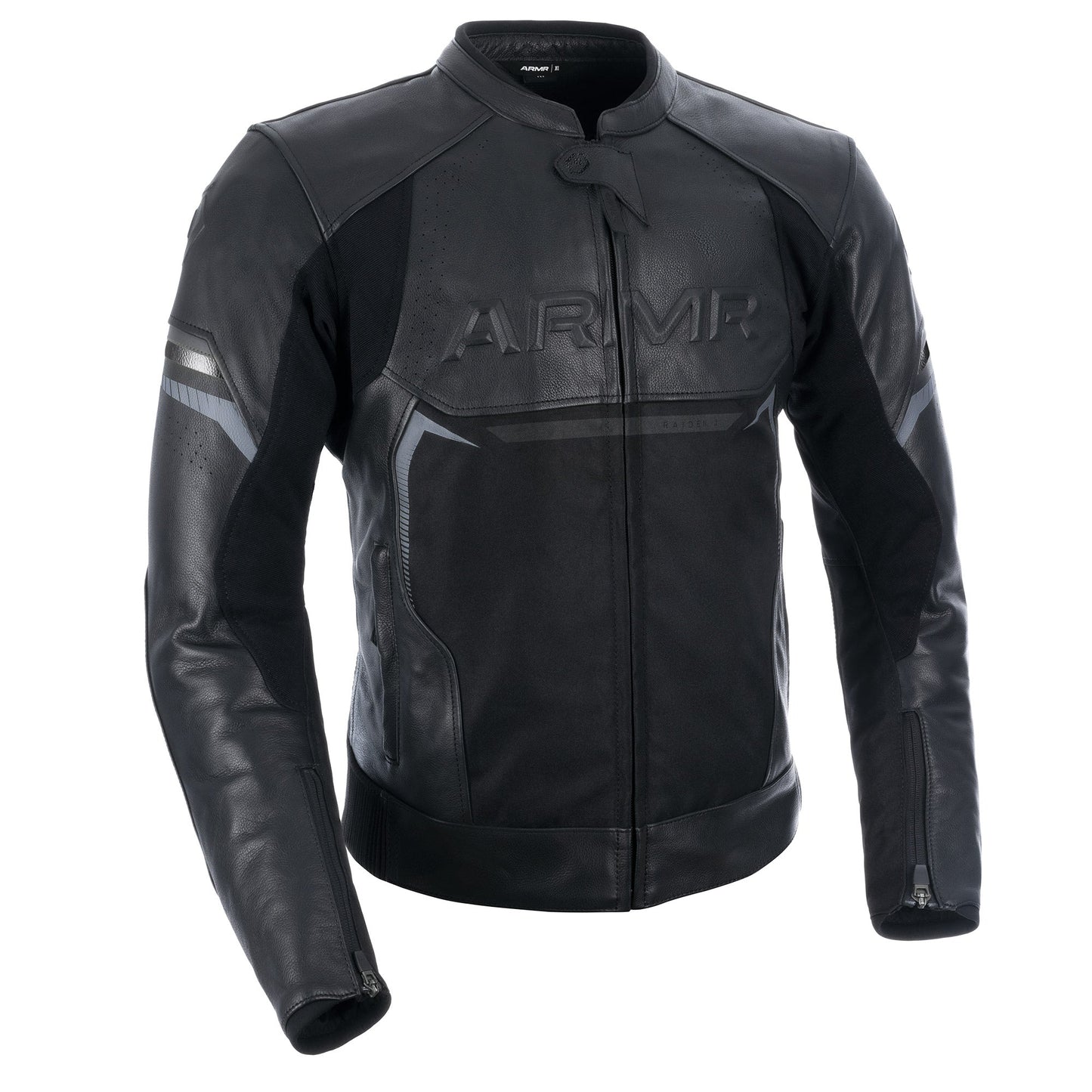 ARMR Raiden 3.0 Mens Leather Jacket - Black
