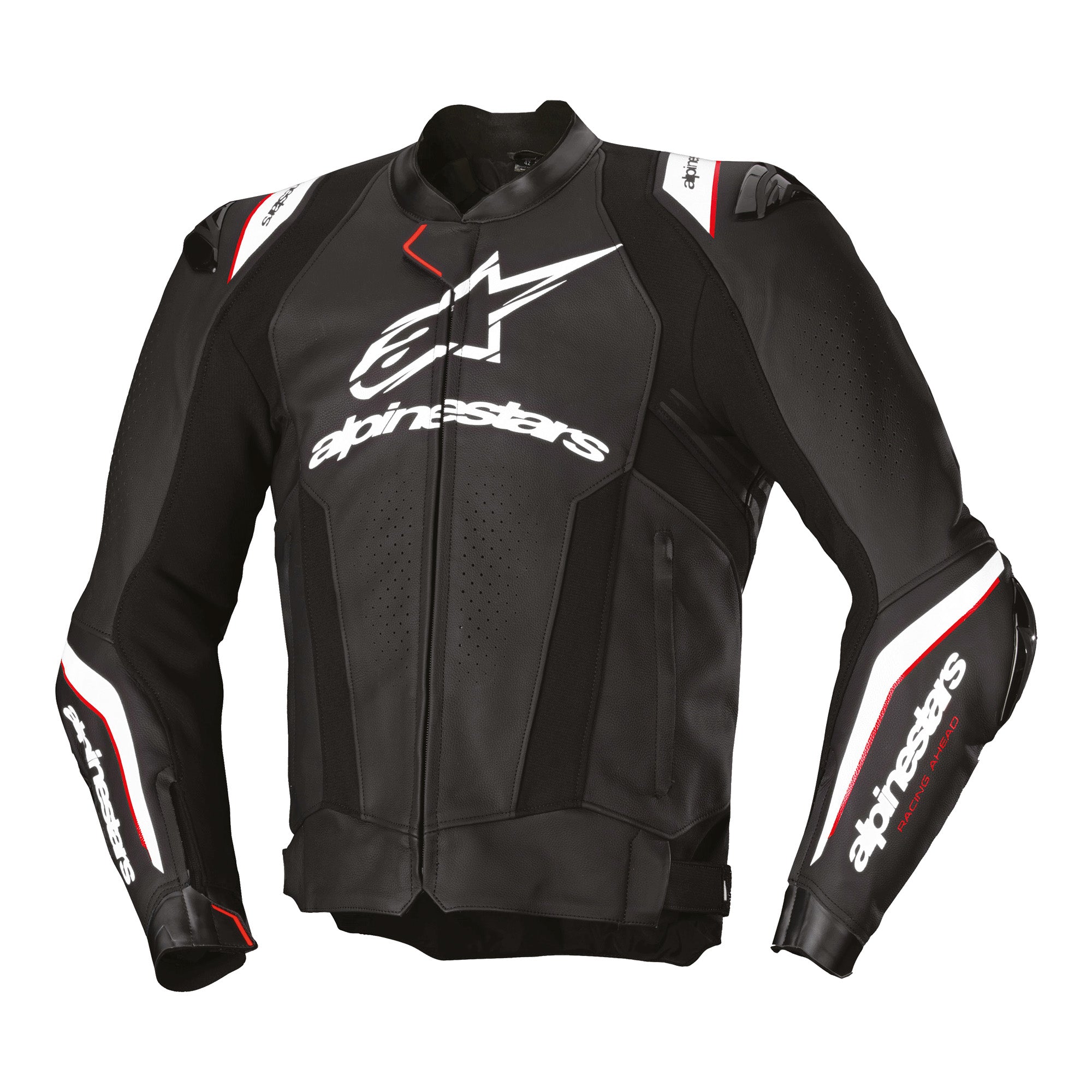 Alpine Missile V3 Ignition Leather Jacket Black White