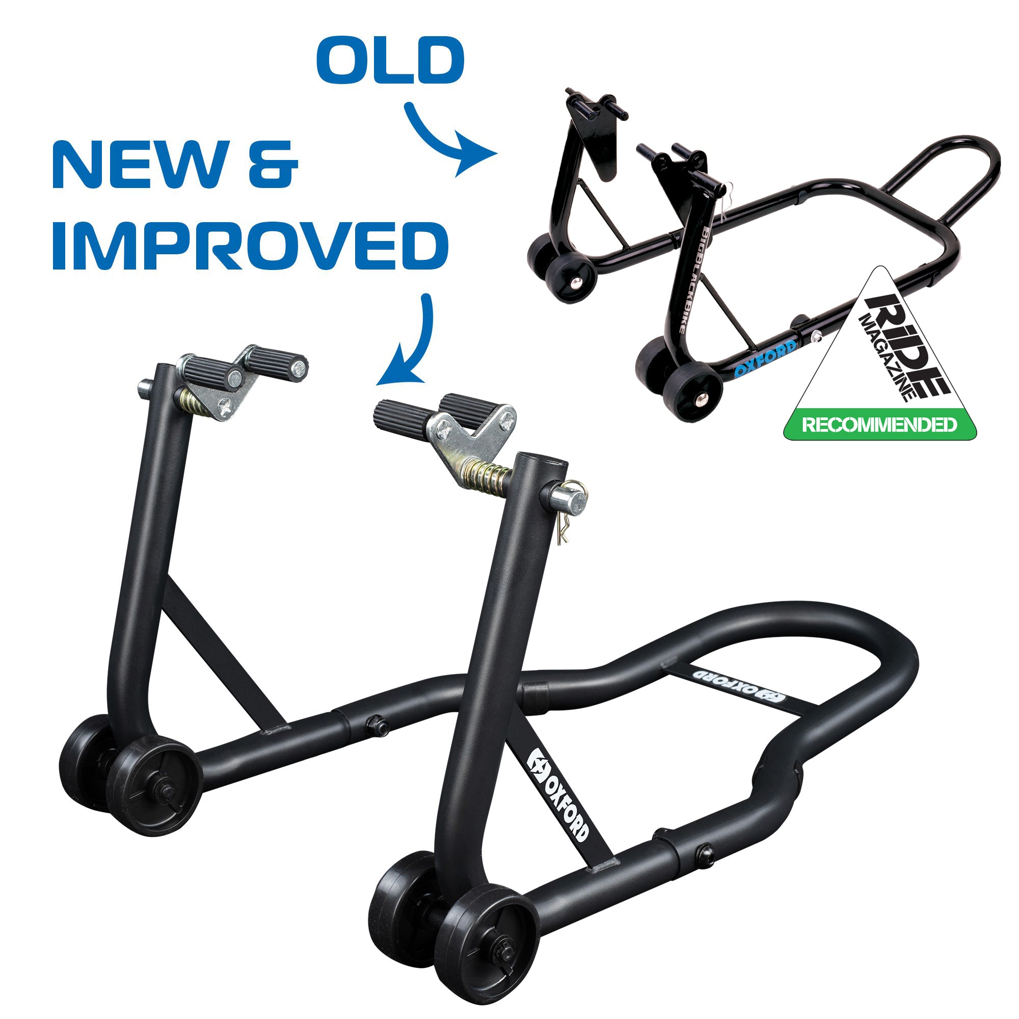 Oxford Black Front Paddock Stand 2.0
