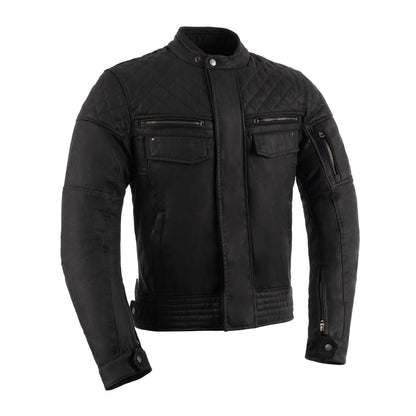 Oxford Oxford Hardy 2.0 Mens Wax Jacket - Black