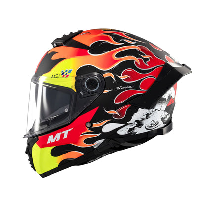 MT Thunder 4 Yamanaka B3 Matt - Fluo / Red