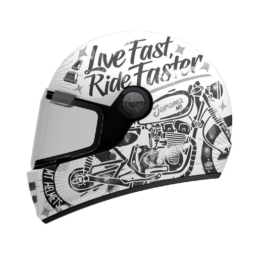 MT Jarama SV Art A2 Gloss - White / Black