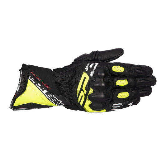 Alpinestars SP-3 Gloves - Black / Yellow Fluo / White