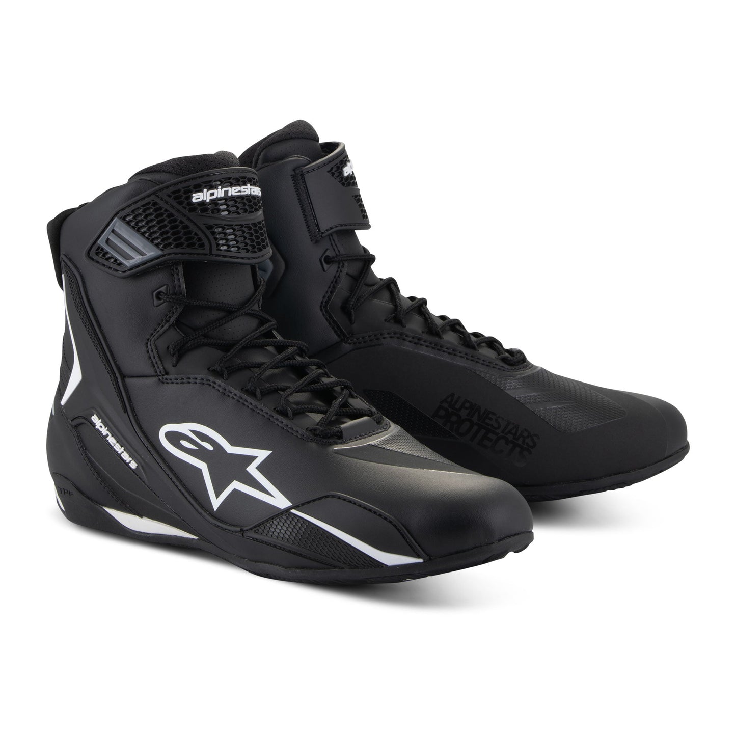 Alpinestars Faster-4 Shoes - Black / White