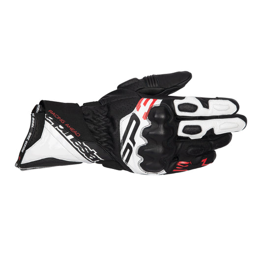 Alpinestars SP-3 Gloves - Black / White / Red Fluo