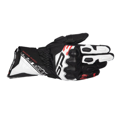 Alpinestars SP-3 Gloves - Black / White / Red Fluo