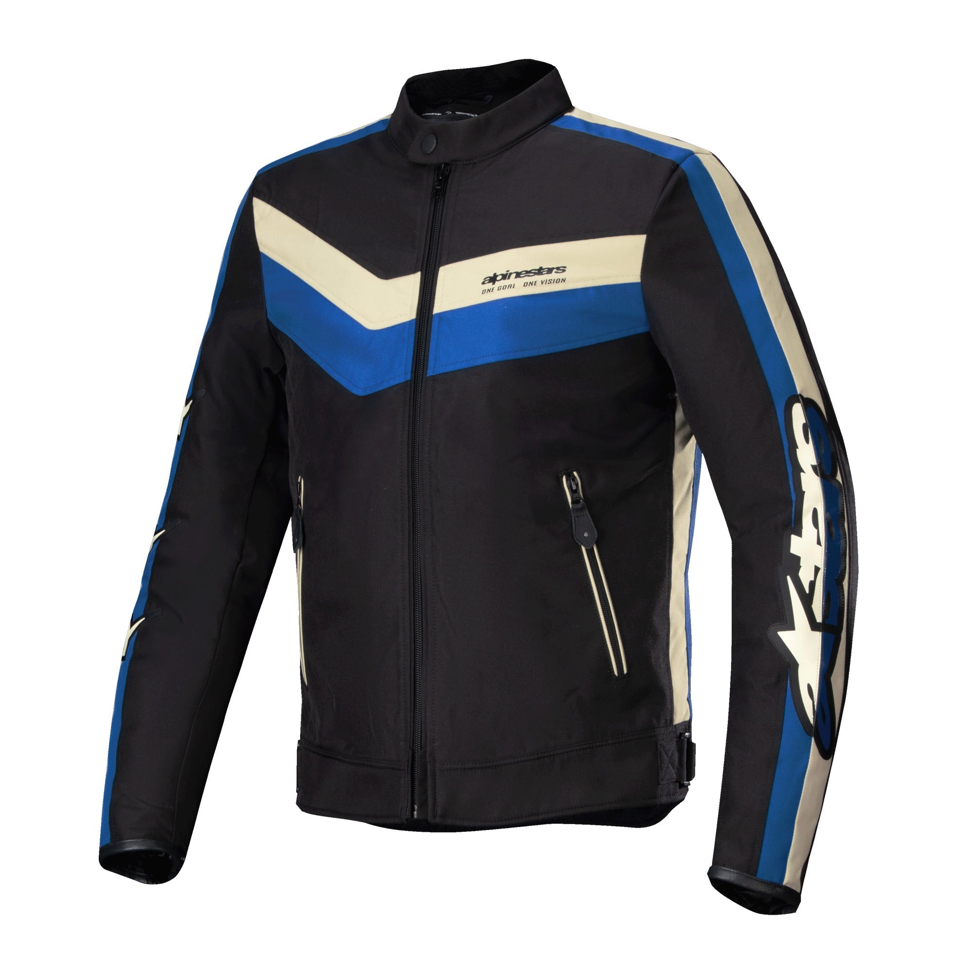 Alpinestars T-Dyno Water Resistant Jacket - Black / Blue Ecru