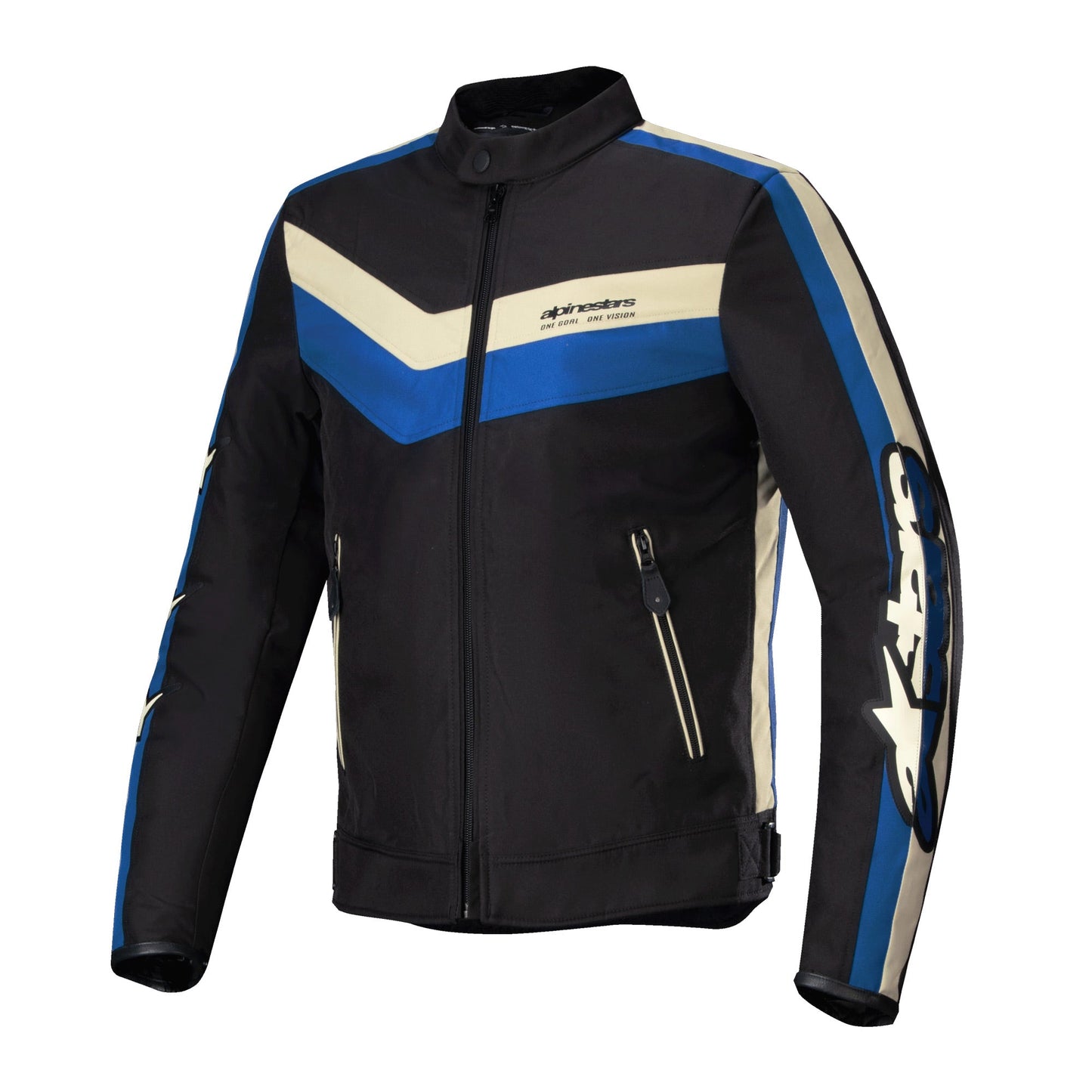 Alpinestars T-Dyno Water Resistant Jacket - Black / Blue Ecru