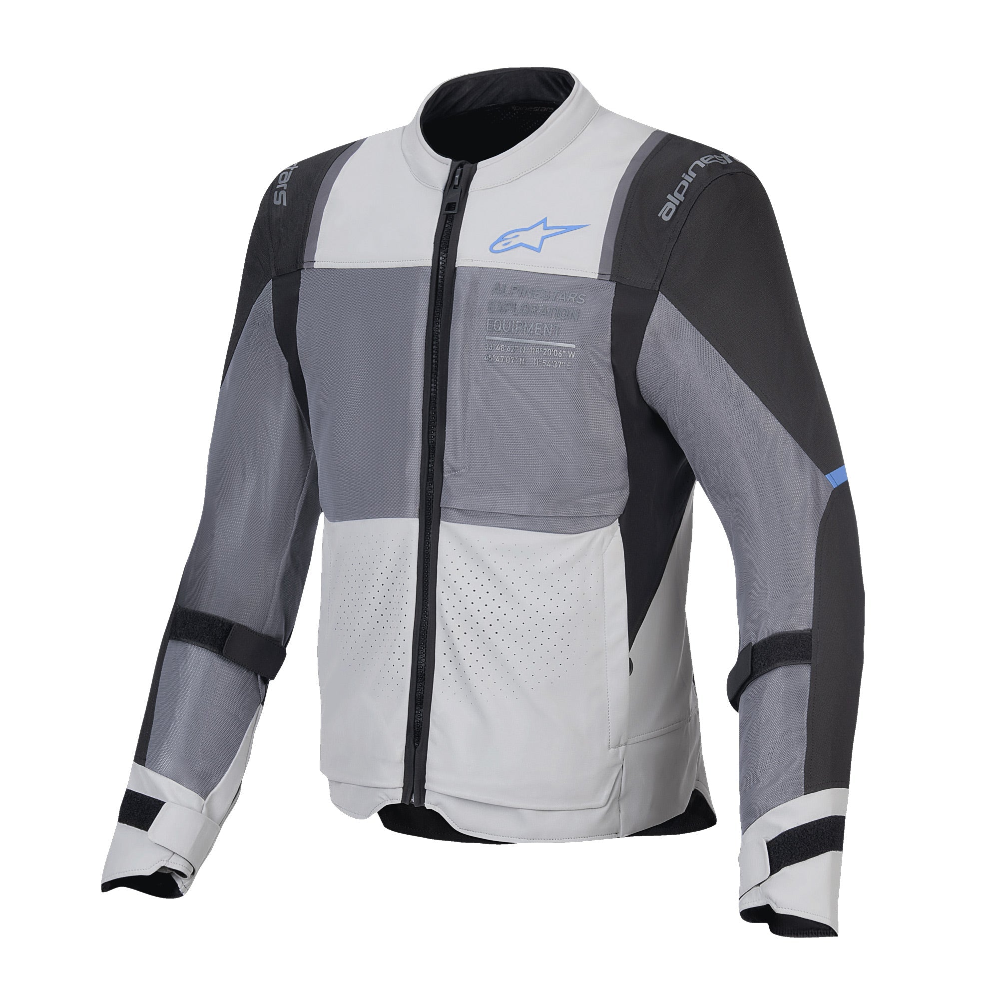 Alpinestars ST-2 Air Mesh Jacket - Ice Grey / Dark Grey / Black
