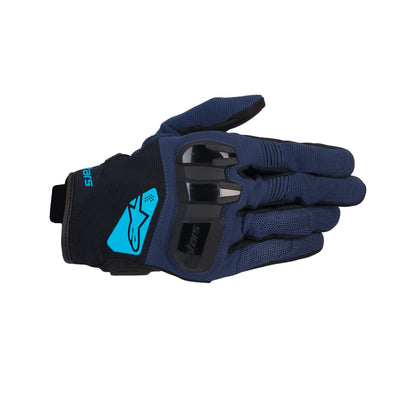 Alpinestars Chrome V2 Gloves - Dark Blue / Hawaiian Ocean