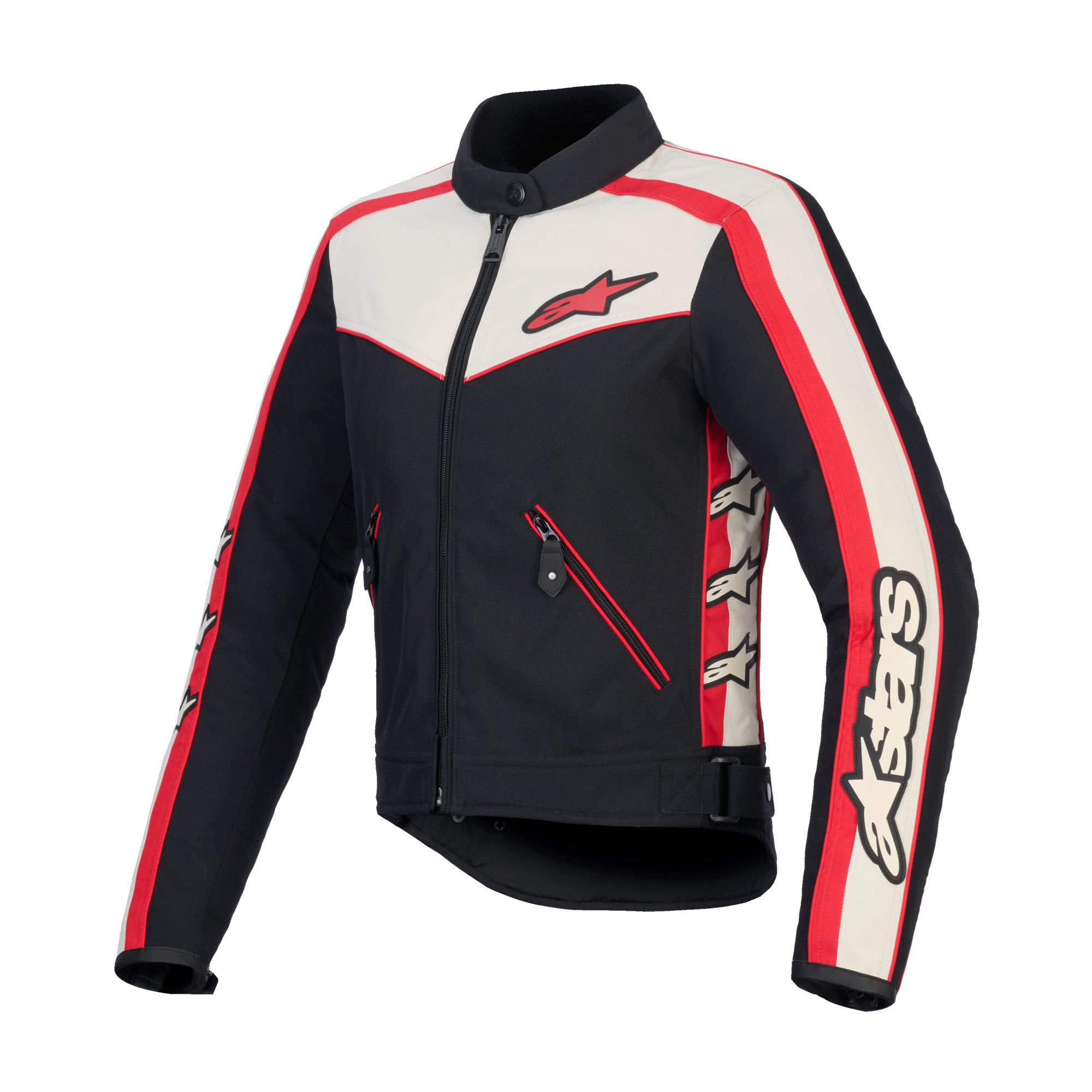 Stella T-Dyno WR Jkt Black Ecru Bright Red
