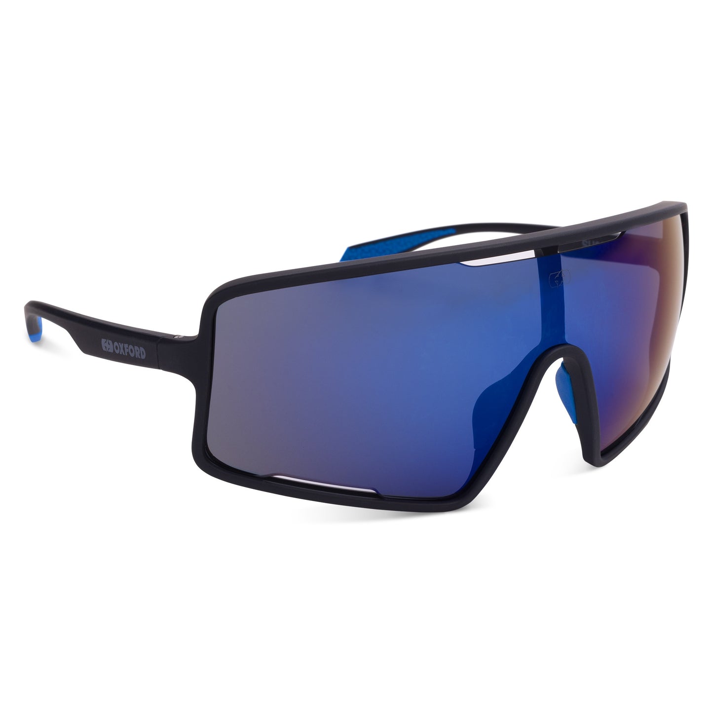 Oxford Sentiero Black Frame Blue Lens Sunglasses