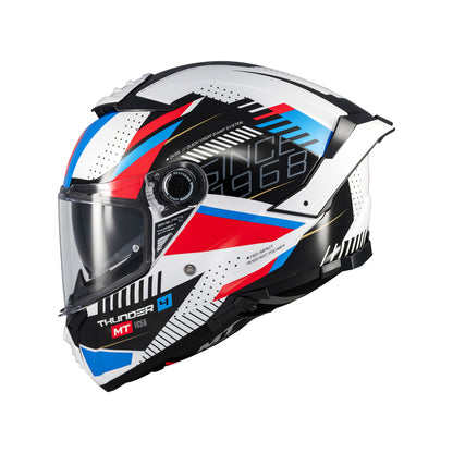 MT Thunder 4 Lumin A7 Gloss - White / Blue / Red