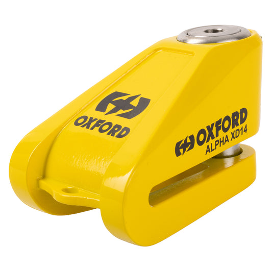 Oxford Alpha XD14 Disc Lock(14mm pin) Yellow