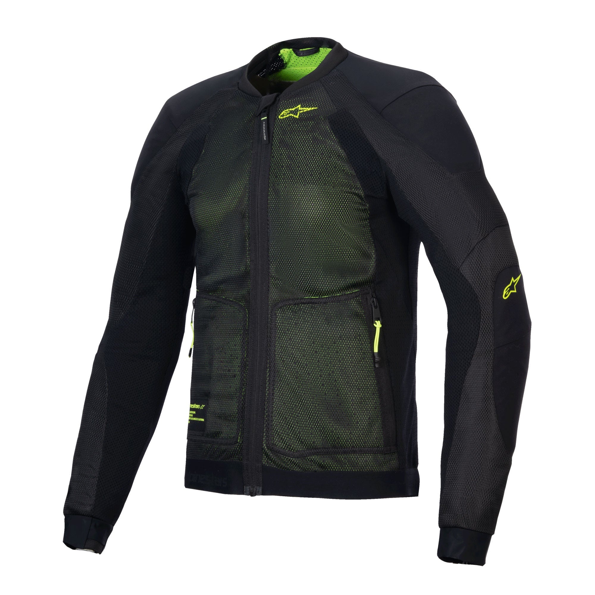 Troop-Air Jacket Black Yellow Fluo