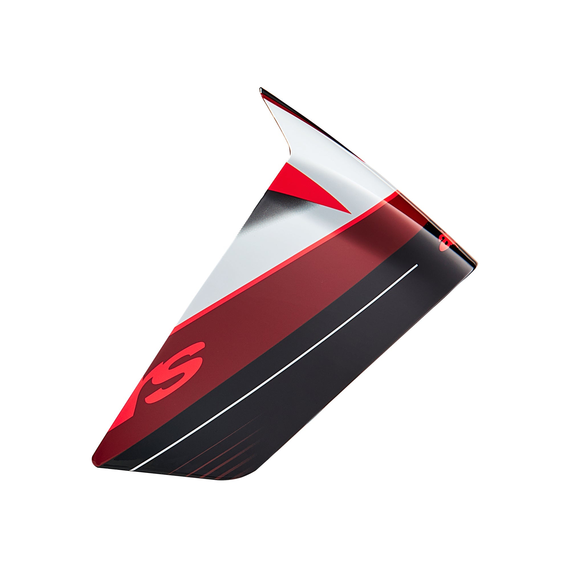 Alpinestars S-R10 Team Race Spoiler Blk Carb Red White Glossy