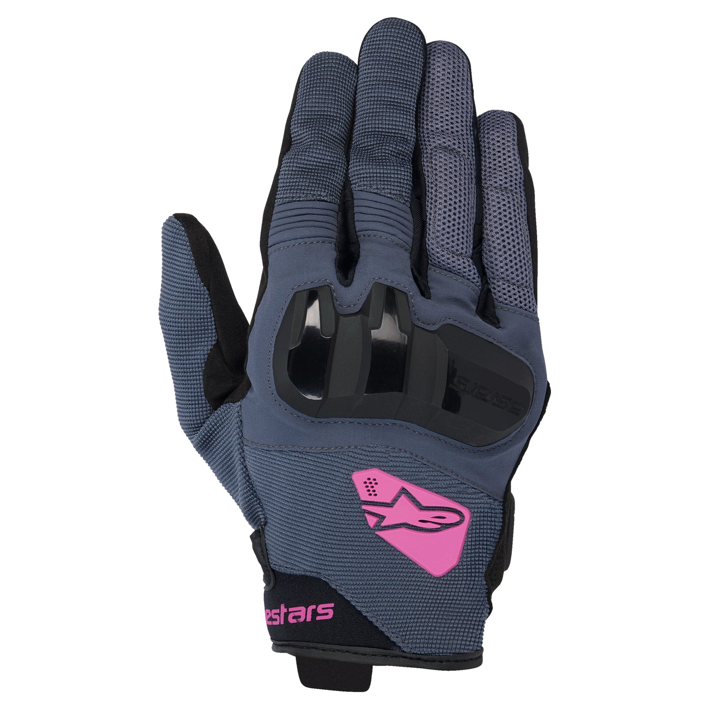 Alpinestars Stella Chrome Gloves - Asphalt Black / Purple