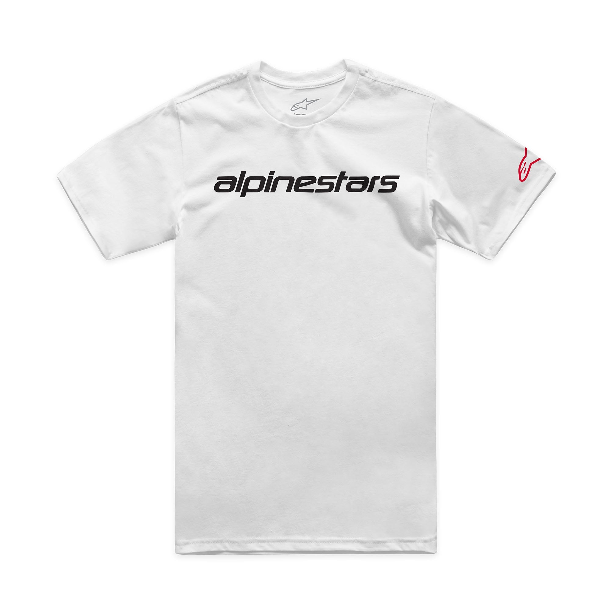 Alpinestars Linear Wordmark 2.0 CSF Tee - White / Red / Black
