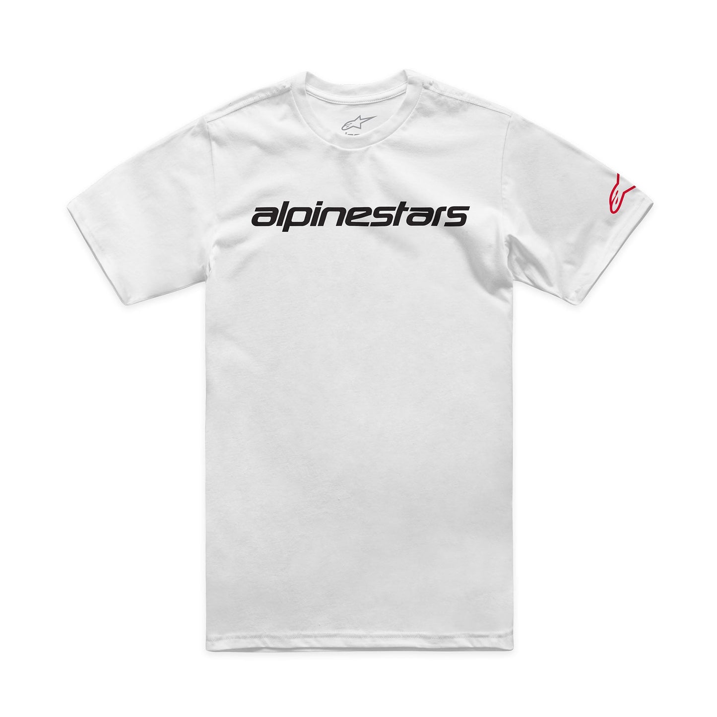 Alpinestars Linear Wordmark 2.0 CSF Tee - White / Red / Black