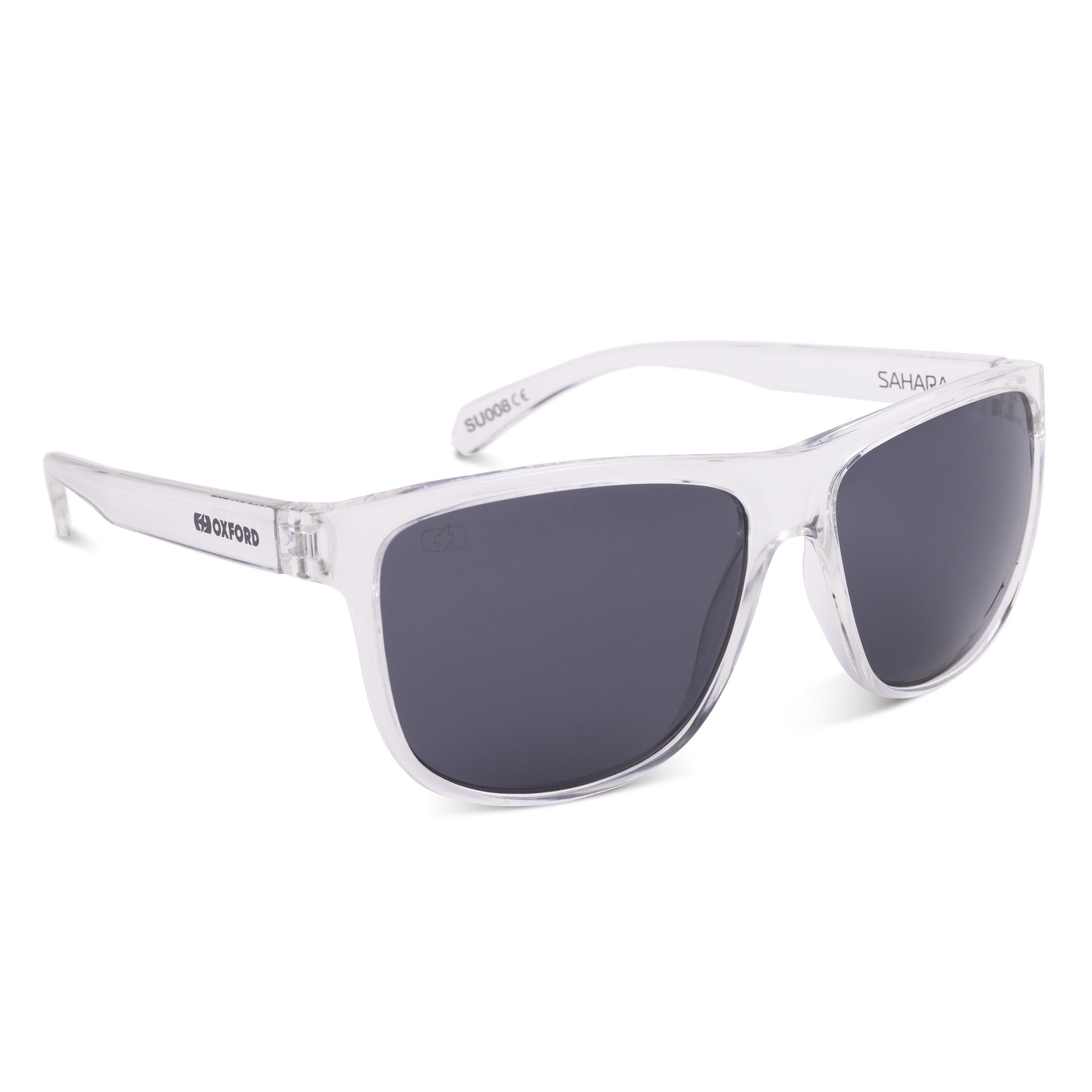Oxford Oxford Sahara Clear Frame Sunglasses - Smoke Lens