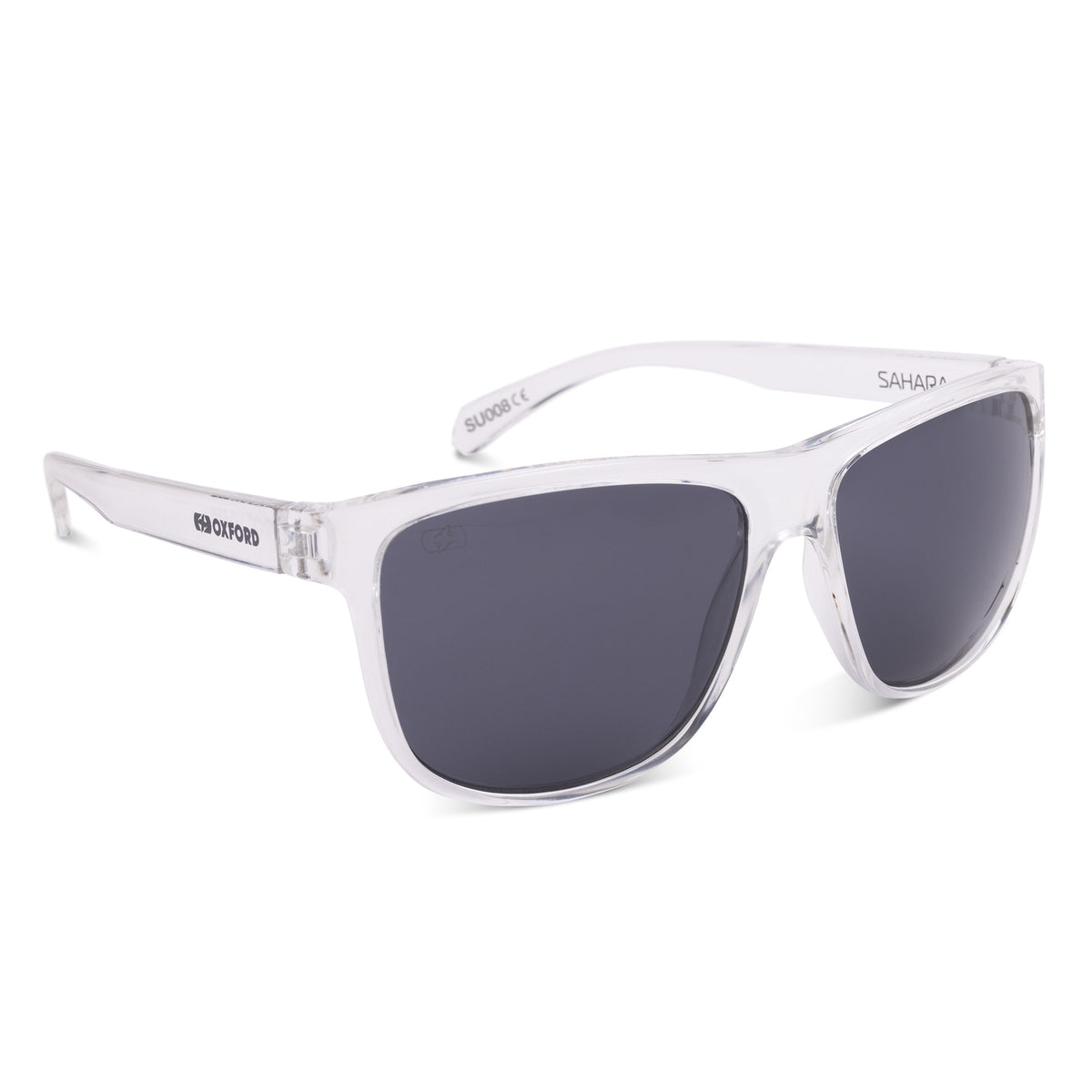 Oxford Oxford Sahara Clear Frame Sunglasses - Smoke Lens