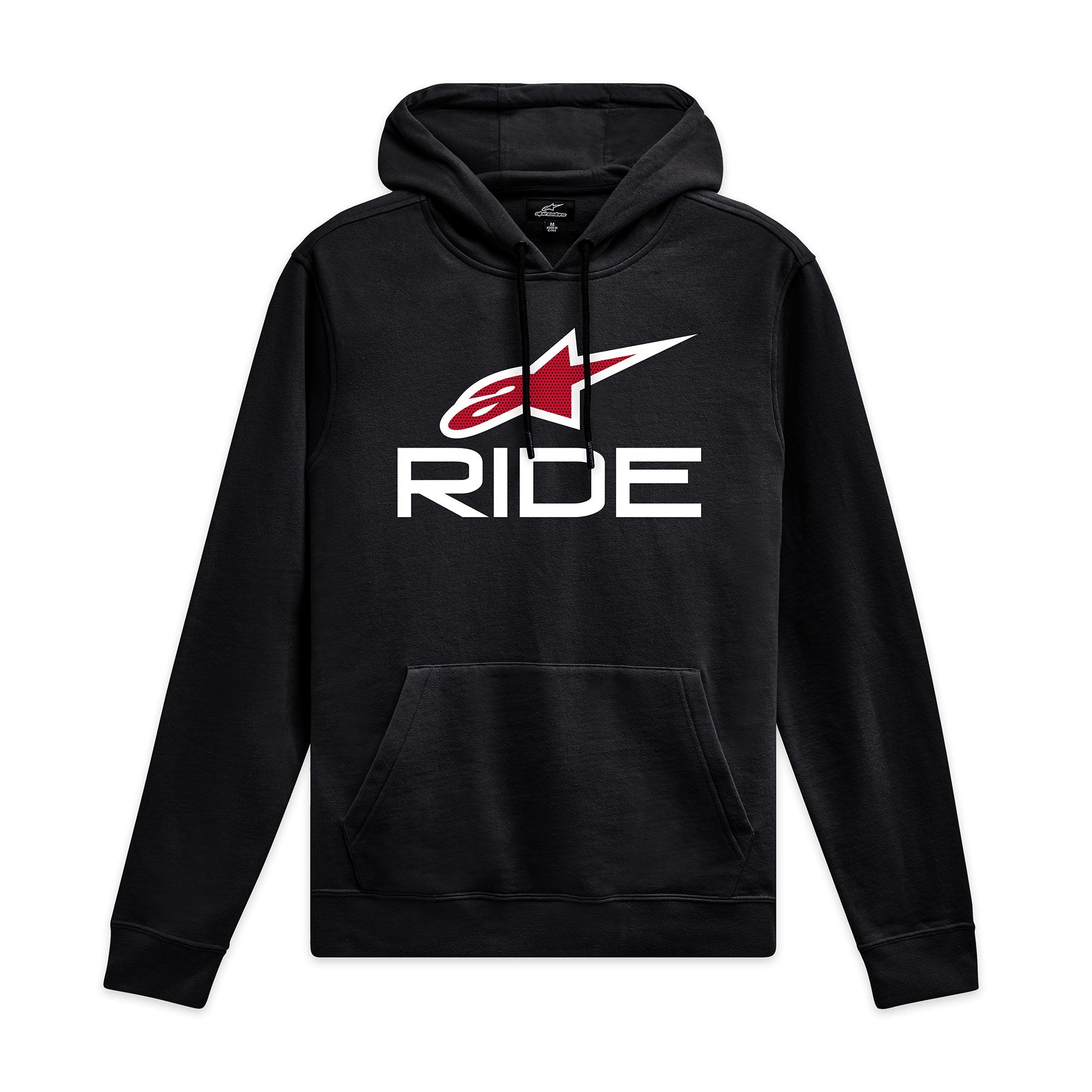 Ride Hoodie V3 Black White Red