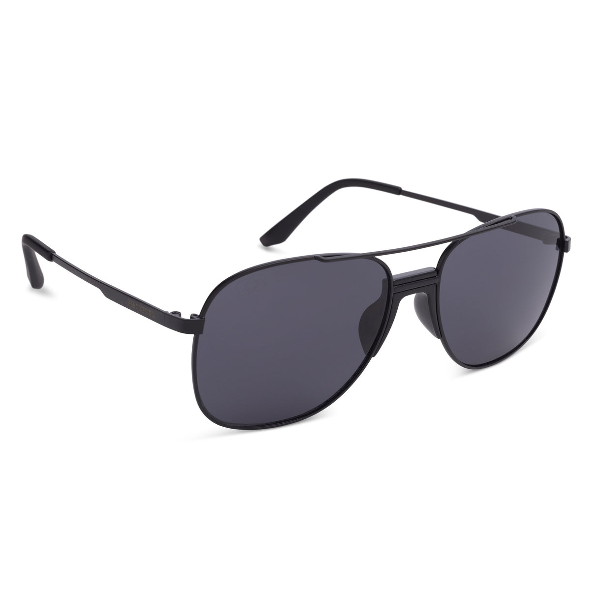 Oxford Oxford Force One Black Metal Frame Sunglasses - Smoke Lens
