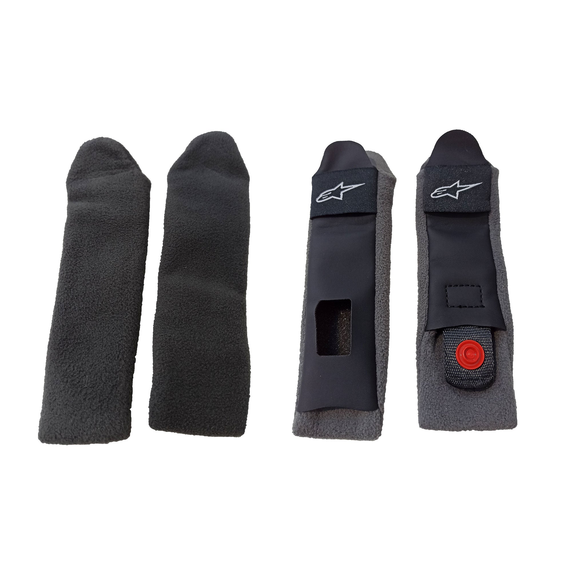 Alpinestars S-R10 Chin Strap Covers - Black