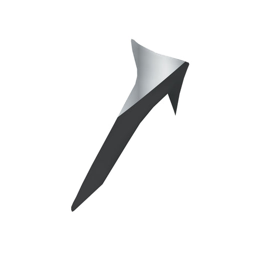 Alpinestars S-R10 Element Standard Spoiler Black Carb Silver Black Glossy
