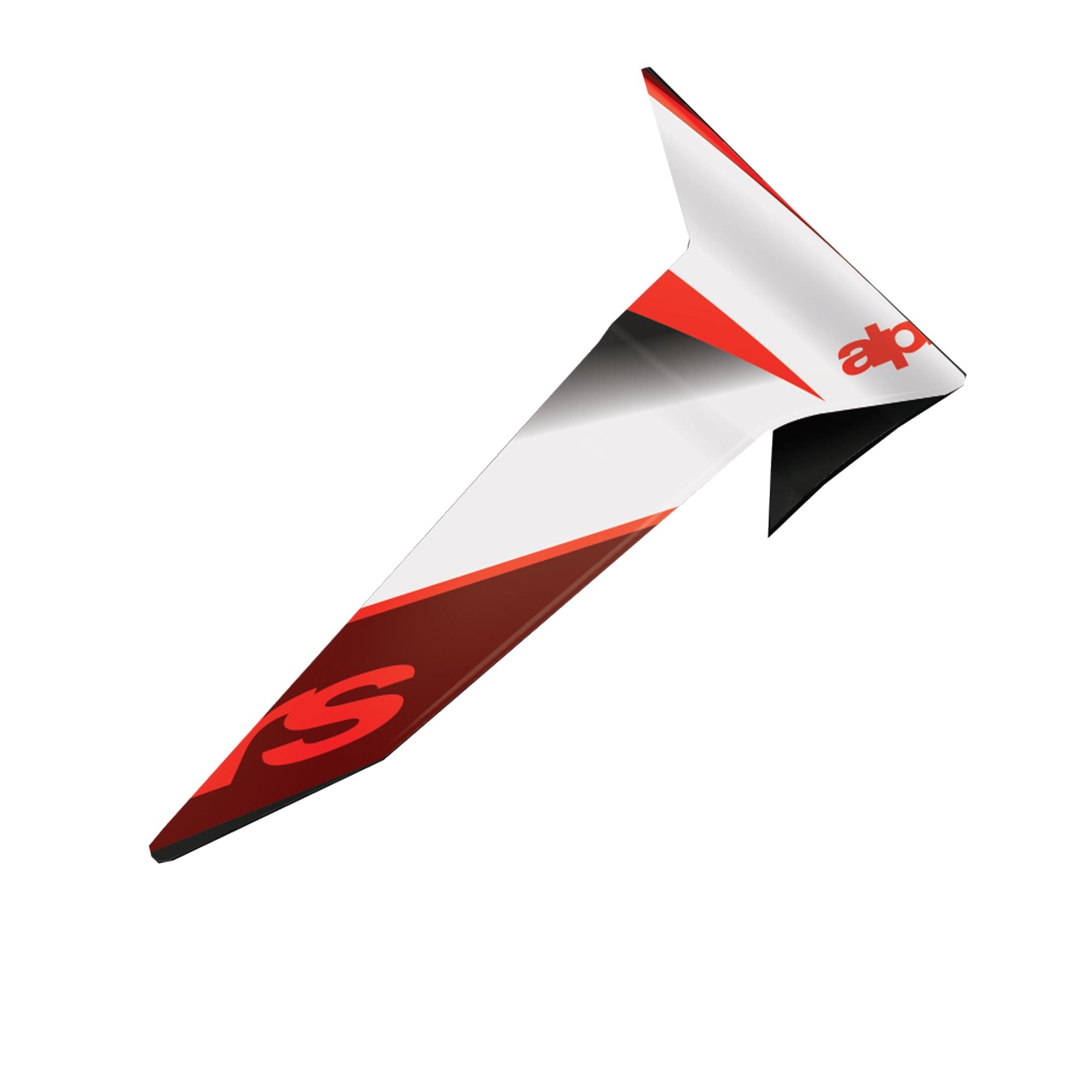 Alpinestars S-R10 Team Standard Spoiler Blk Carb Red White Glossy