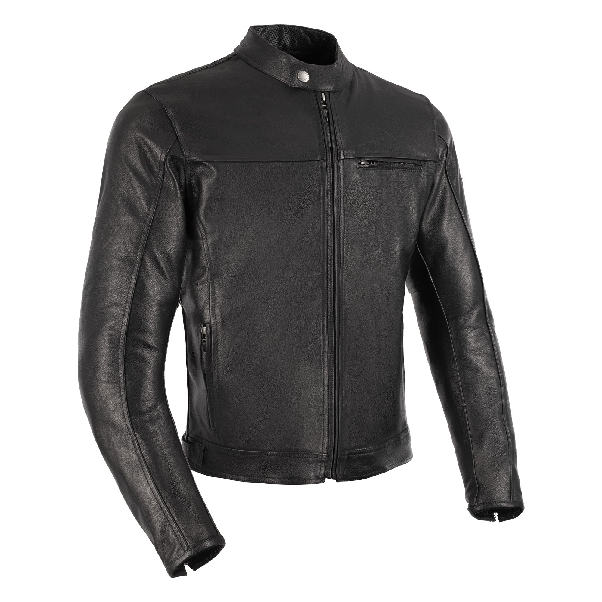 Oxford Walton 2.0 MS Leather Jkt Blk