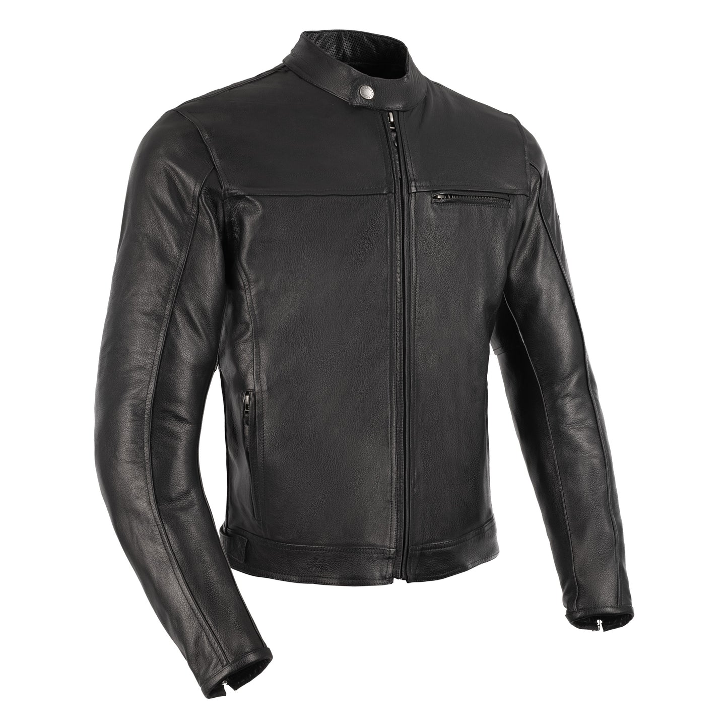Oxford Walton 2.0 MS Leather Jkt Blk