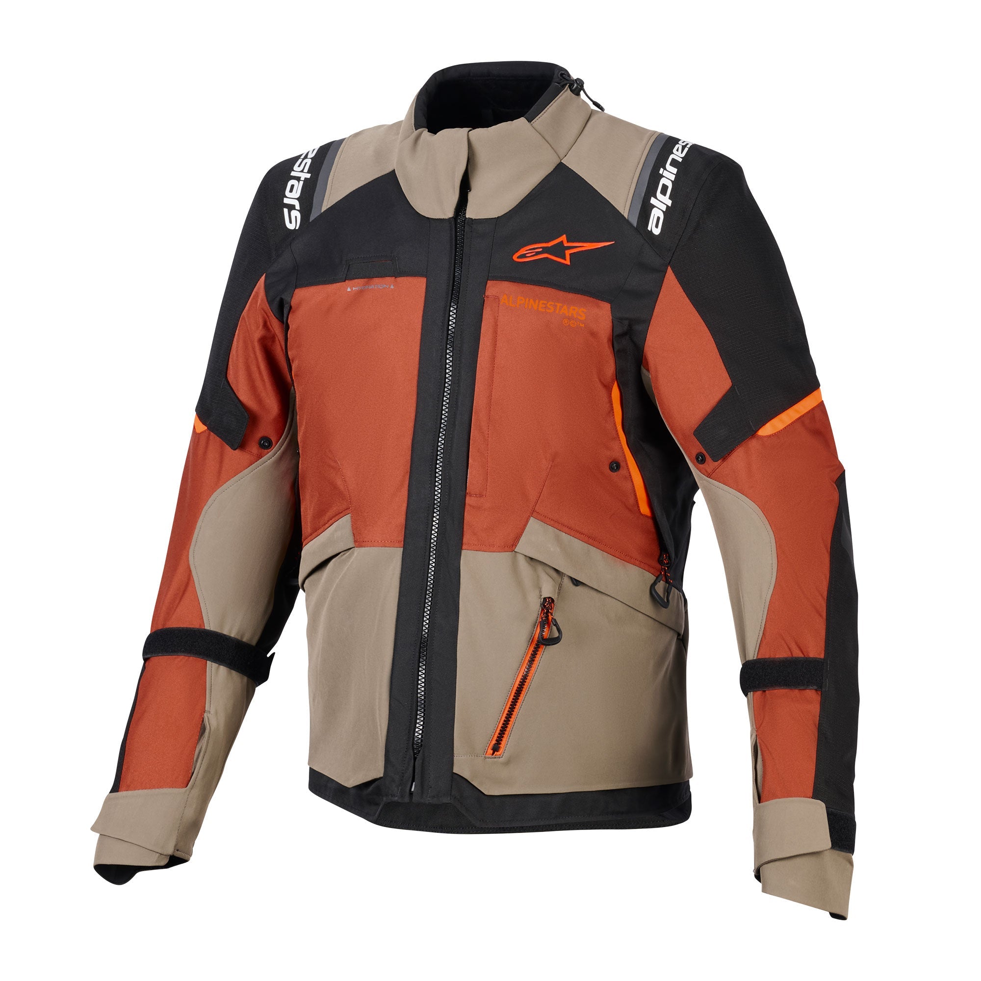 Alpinestars Andes V4 Drystar Waterproof Jacket - Walnut / Rust / Black