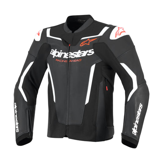 Alpinestars GP Force V2 Leather Jacket - Black / White