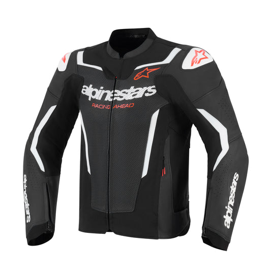 Alpinestars GP Force V2 Leather Jacket Airflow - Black / White