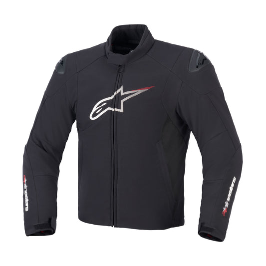 SMX Waterproof Jacket Black White Bright Red