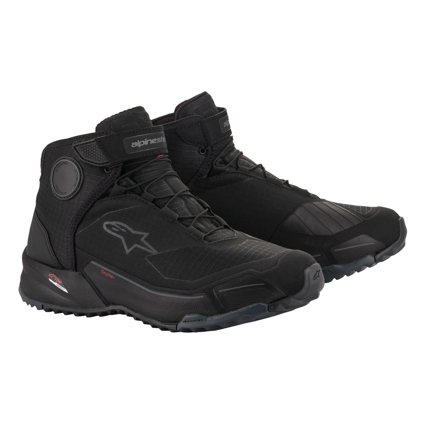 CR-X Drystar Riding Shoes Black Black - Black / Black