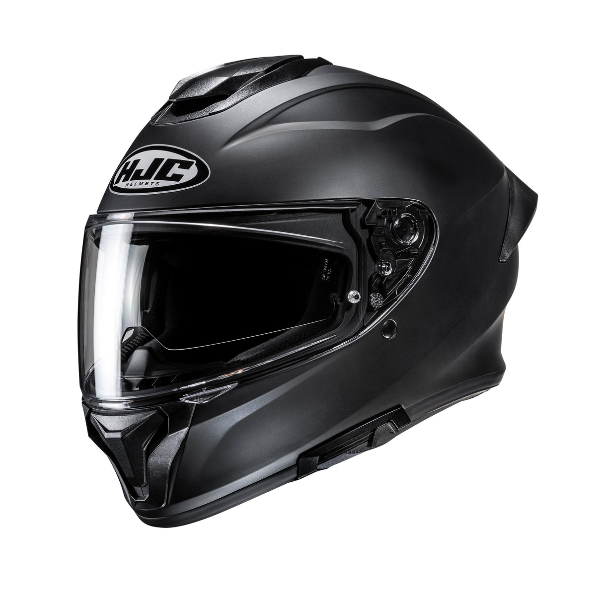 HJC C71 Plain Full Face Helmet - Matt Black