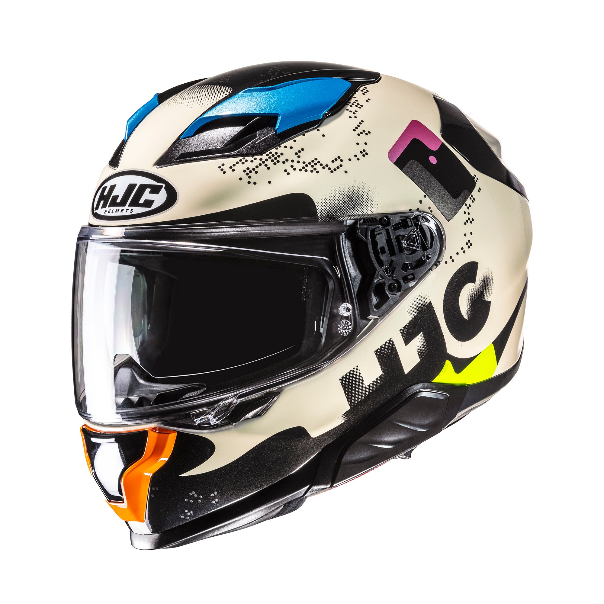 HJC F71 Faco MC28 Blue Purple White