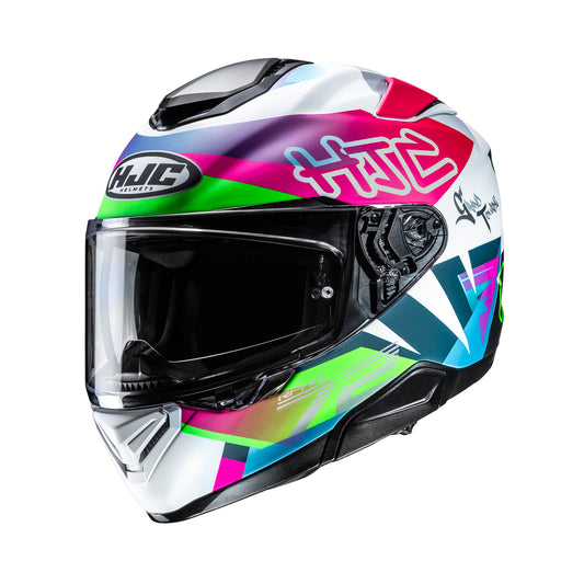 HJC RPHA 72 Goldy MC84SF - Pink / Green
