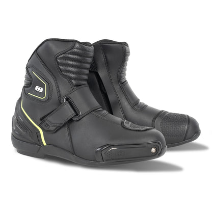 Oxford Omega Air Short Boots Black/ White/ Yellow