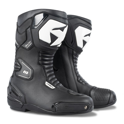 Oxford Cypher 1.0 Dry2Dry Waterproof Boots - Black / White