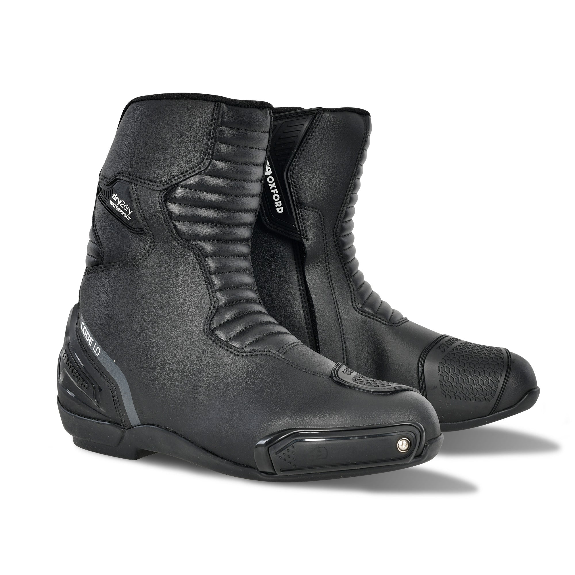 Oxford Code 1.0 Mid D2D Mens Boot Stealth - Black