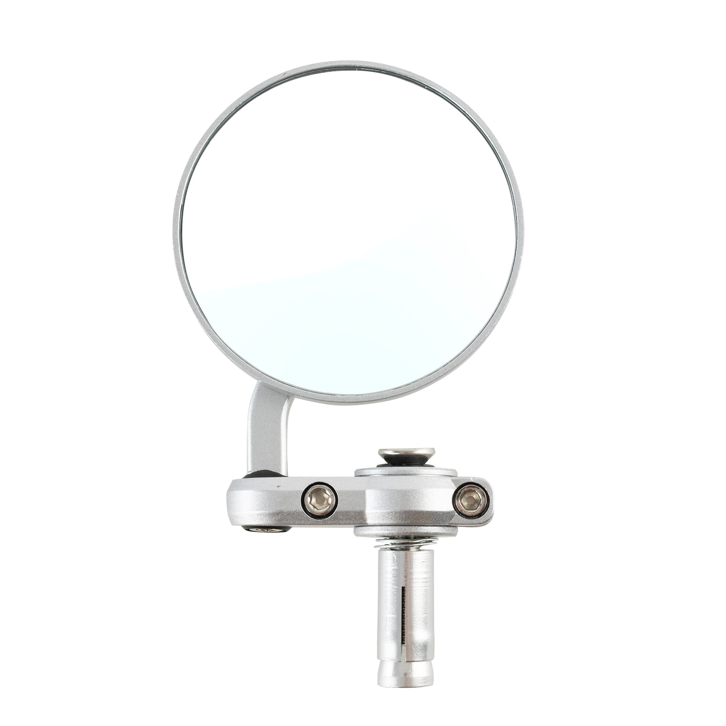 Oxford Bar End Mirrors - Silver